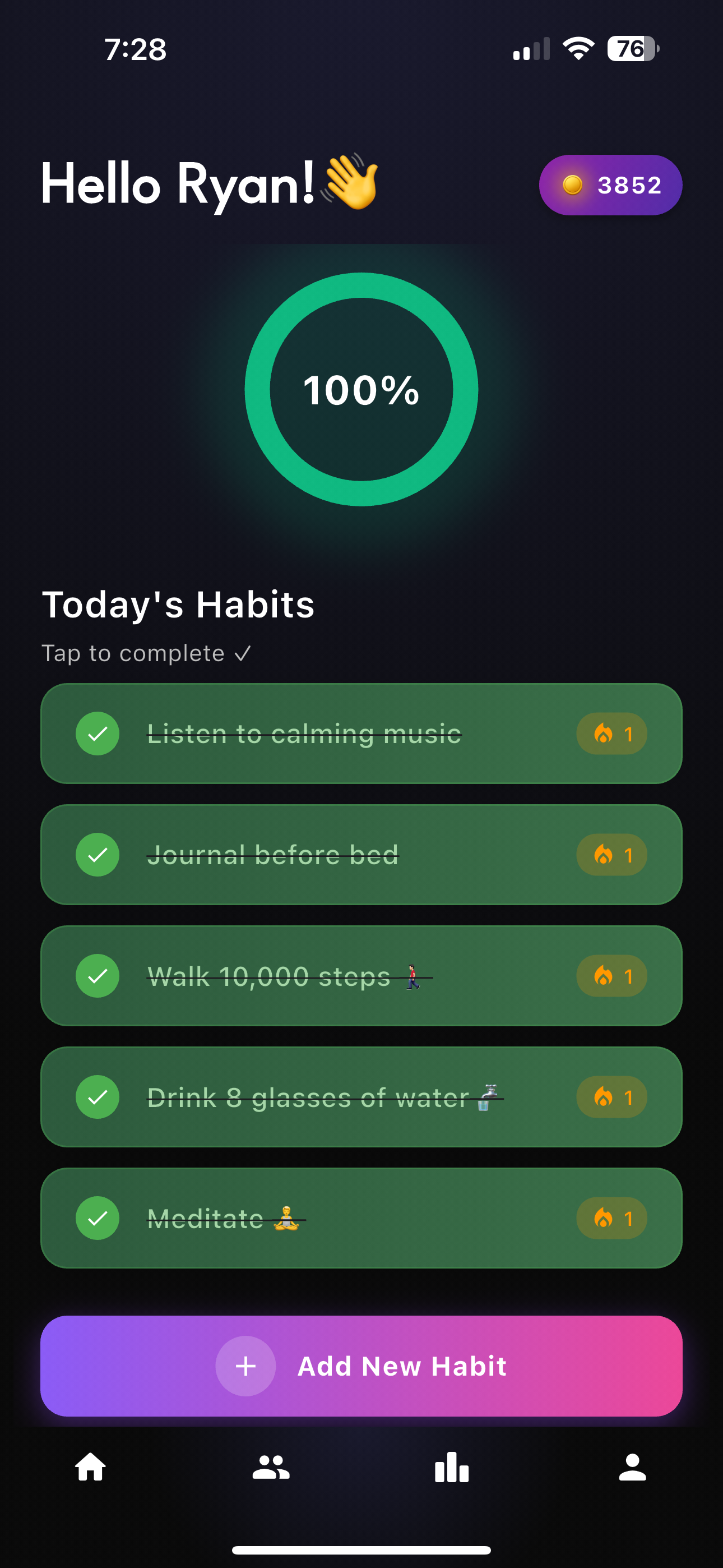 BetterU: Habit Builder for Self-Improvement